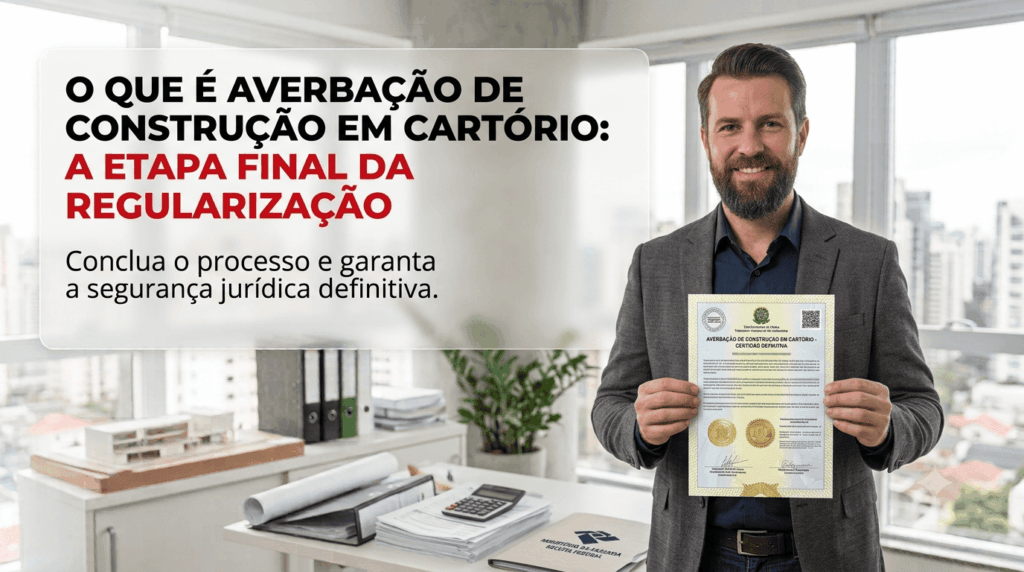 O que é averbação de construção em cartório: a etapa final da regularização